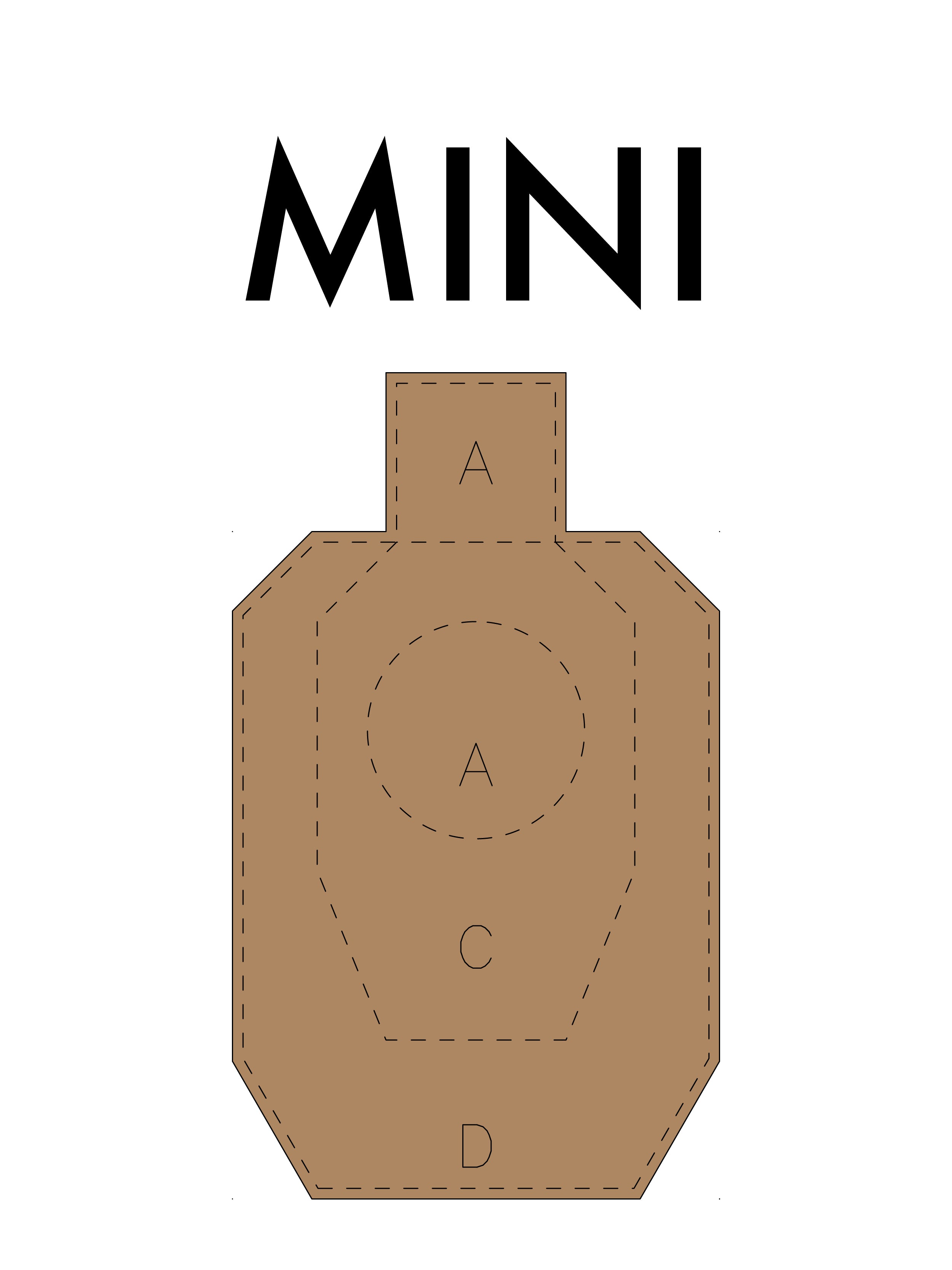 Tarcza PIRO mini - tektura (25 szt.)